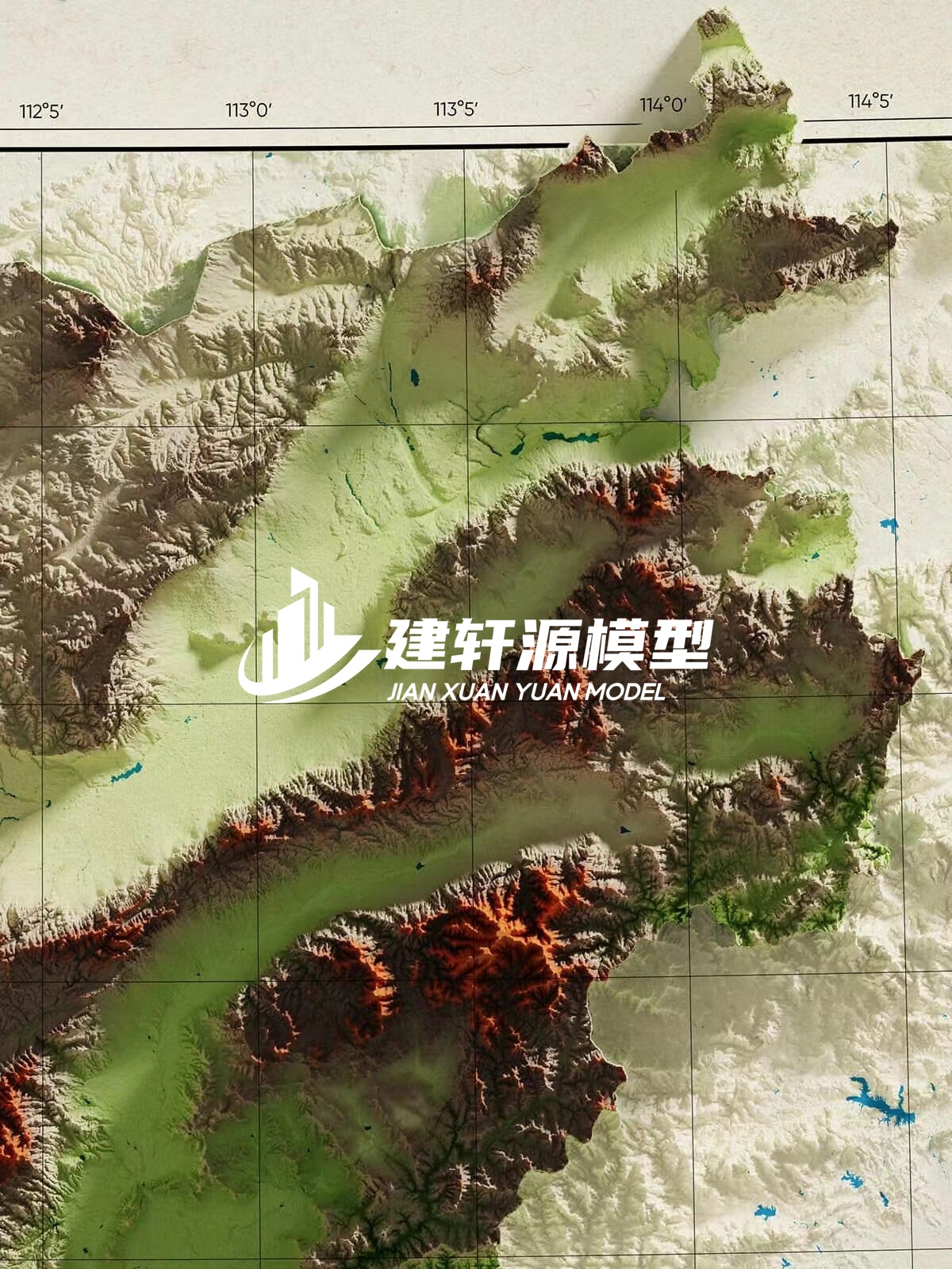 和顺地形模型制作