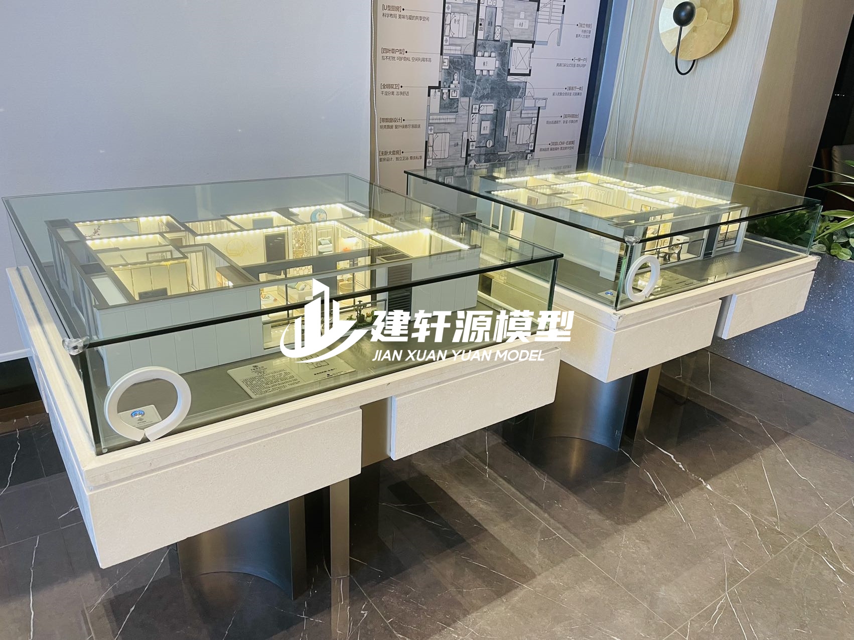 和顺中梁地产户型模型制作